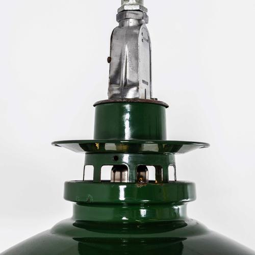 Enamelled Pendant Lamp from Thorlux, 1950s For Sale - Image 4 of 11