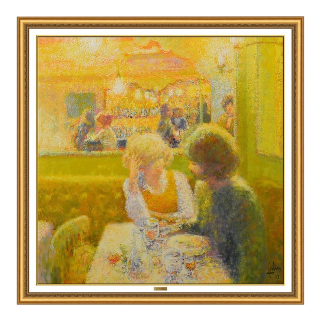 1970s A Quiet Evening, Louis Fabien For Sale
