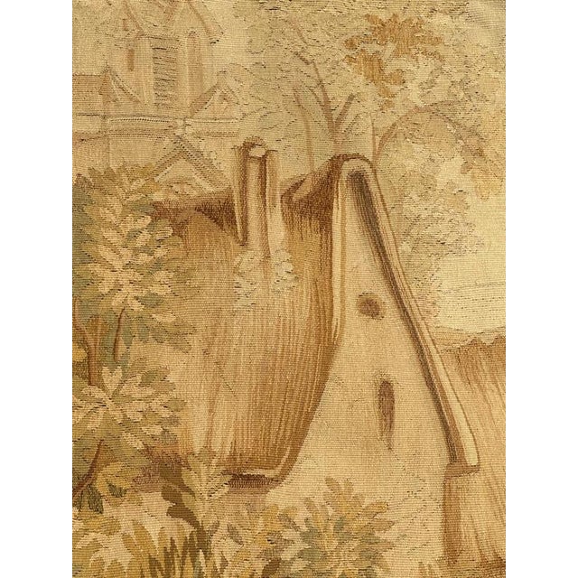 Large Antique French Aubusson Tapestry, 1890s For Sale - Image 17 of 18