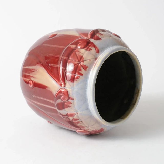 Antique Vase from Faiencerie Thulin For Sale - Image 3 of 6