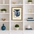 This is print (one) from our "Vintage Seaweed" series in blue. Please note there are 4 images in this series, see our...
