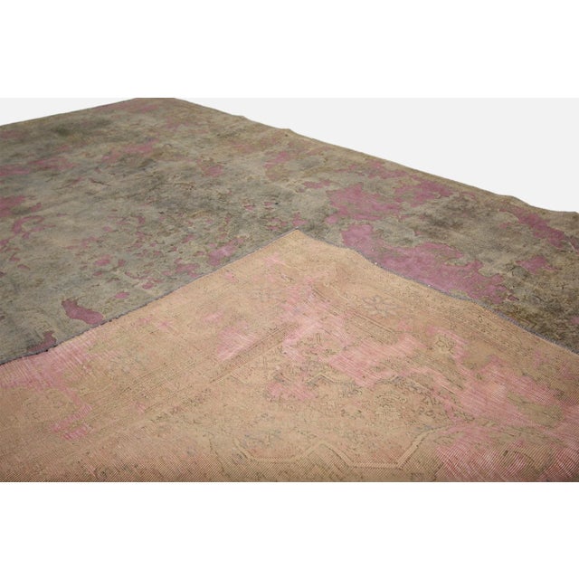 Mid 20th Century Vintage Turkish Area Rug - 06'06 X 10'00 For Sale - Image 5 of 7