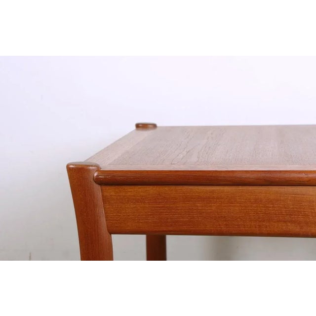 Danish Square Teak Coffee Table with Reversible Top, 1960s For Sale - Image 9 of 10