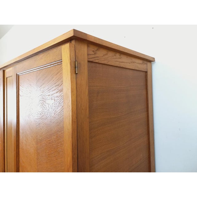 Vintage Oak Wardrobe, 1960s For Sale - Image 14 of 17