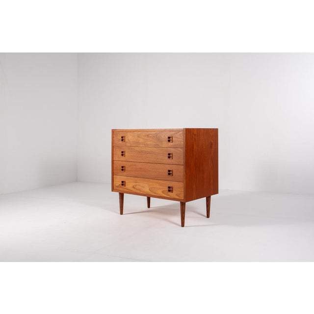 Mid-Century Danish Teak Chest of Drawers, 1960s For Sale - Image 5 of 13
