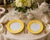 BERNARDAUD LIMOGE CHARGERS "SANDY LANE" RESORT BARBADOS 12" Highly collectible pair of 12" charger plates custom-crafted...