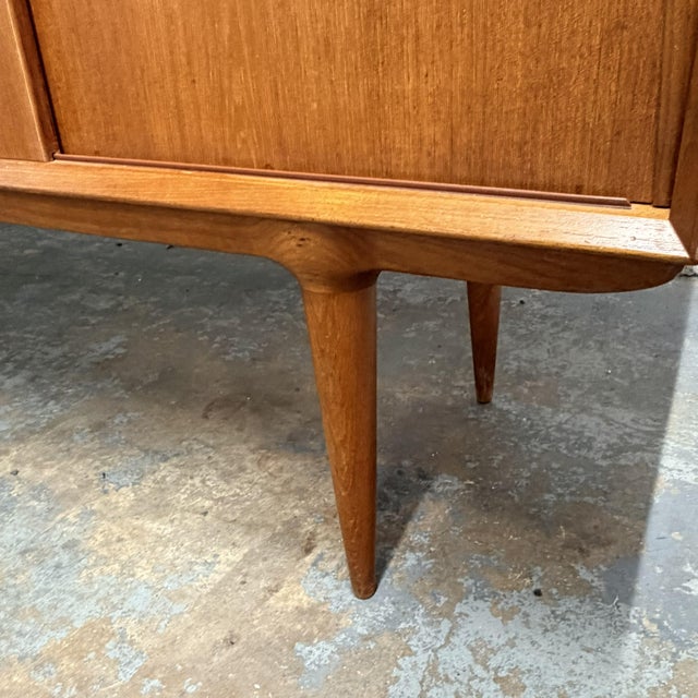 Brown Vintage Omann Jun Model 19 Teak Sideboard by Gunni Omann, Denmark, 1960s Mid Century For Sale - Image 8 of 11