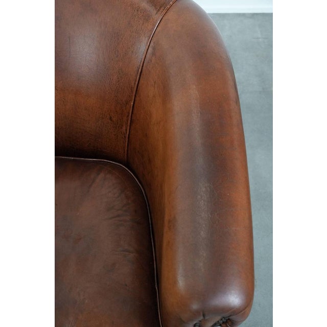 Vintage Sheepskin Club Armchairs, Set of 2 For Sale - Image 10 of 17