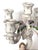 1920s Vintage Porcelain Five-Light Candlestick, 1920s For Sale - Image 5 of 12