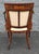 Neoclassical 18th Century Neoclassical Dutch Marquetry Satinwood Inlays and Upholstered Armchair For Sale - Image 3 of 9