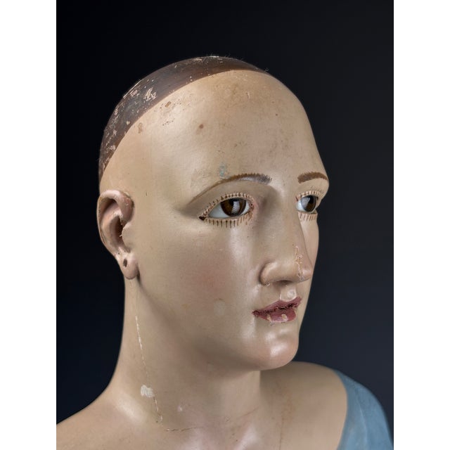 Unknown, Articulated Santos Figure (Female Saint), 1750, Poplar For Sale - Image 12 of 18