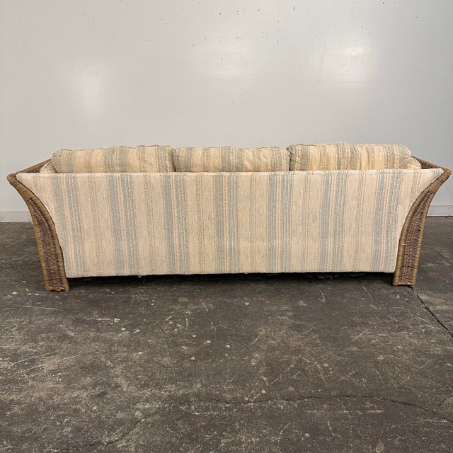 1970s Wicker Sofa by Alex Vale Furniture For Sale In Cleveland - Image 6 of 12