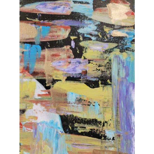 2020s "Midnight Dream" Contemporary Original Abstract Acrylic Painting on Canvas For Sale - Image 5 of 6
