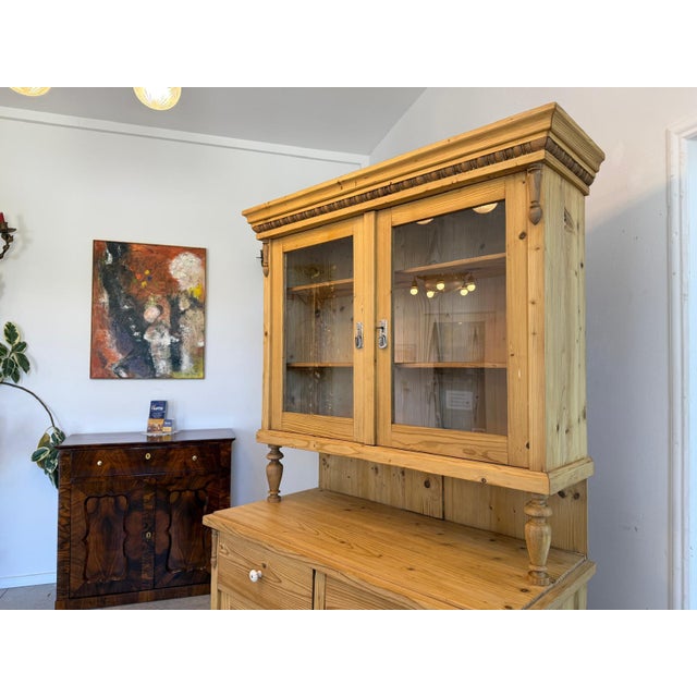 Brown Art Nouveau Kitchen Buffet For Sale - Image 8 of 18