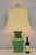 Vintage Paul Hanson Chinoiserie Green Porcelain Jardiniere Oriental Table Lamp. Circa Late 20th Century. Measurements:...