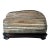 Chinese Scholar Stone Caitao Rock on Display Stand For Sale