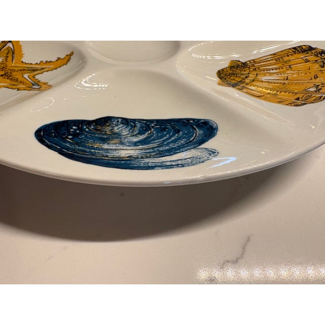 1960s 1960s Oyster Plates Villeroy & Boch Faience - Set of 10 For Sale - Image 5 of 12