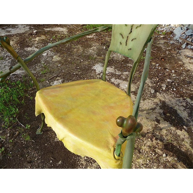 Green Sculptural Poetic Chair by Bohuslav Horák, 1990 For Sale - Image 8 of 18
