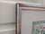 Large Vintage Floral Cross-Stitch Silver Leaf Wall Mirror For Sale In Charlotte - Image 6 of 13