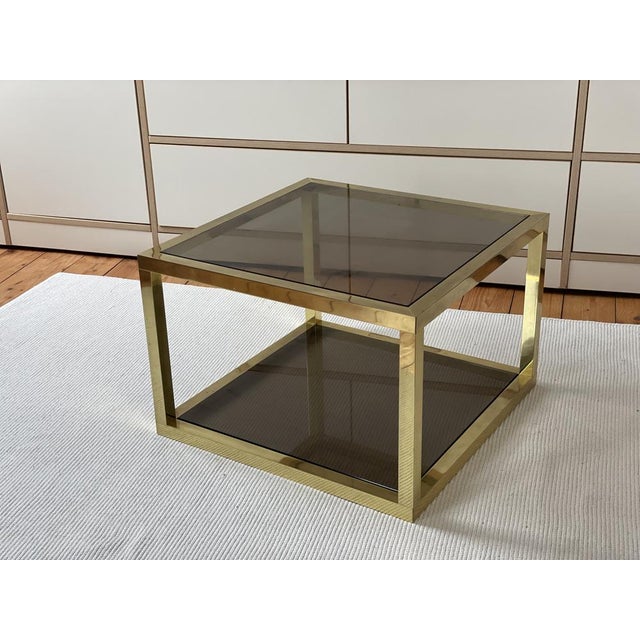 Italian Brass Coffee Tables, 1970s, Set of 2 For Sale - Image 15 of 15