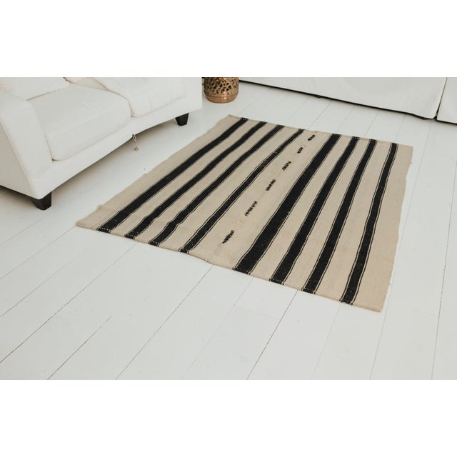 1950s Vintage Home Living Kilim Runner For Sale - Image 5 of 8