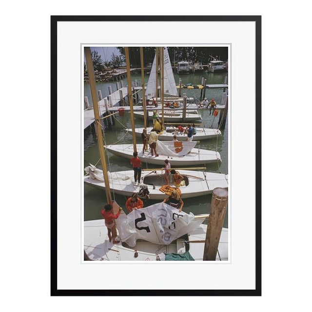 Freeport Yachts 1969 by Slim Aarons Framed C Print For Sale