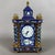 Blue 20th Century Pagoda Mechanical Table Clock with Cloisonné Enamels and Gilded Metal For Sale - Image 8 of 11