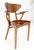 Mid-Century Modern Danish Mid Century Heavy Carved Solid Walnut Walnut Arm Side Sculptural Chair For Sale - Image 3 of 12