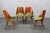 Mid-Century Model Ton 514 Dining Chairs attributed to Osvald Haerdtl for Ton, 1960s, Set of 4 For Sale - Image 3 of 16