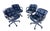 Vintage Mid Century Modern Knoll Pollock Desk Chairs Set of 4 For Sale