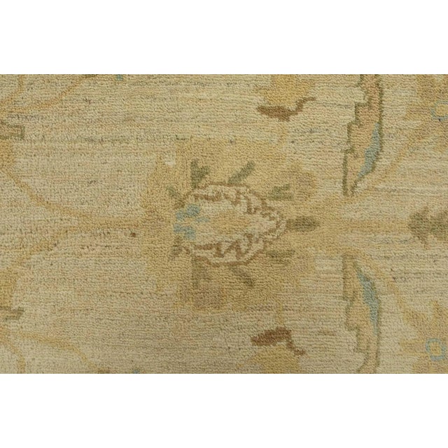 Ziegler Rug 8’5” X 9’7” Beige Wool Traditional Hand-Knotted Oriental Carpet For Sale - Image 11 of 15