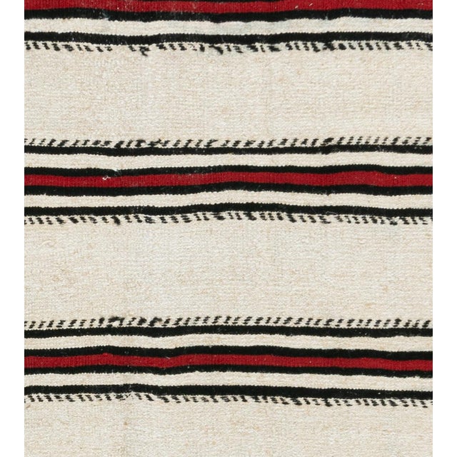 Vintage Circa 1940 Turkish Kilim Flat Weave Rug 4ft 8in X 8ft 4in For Sale - Image 4 of 8