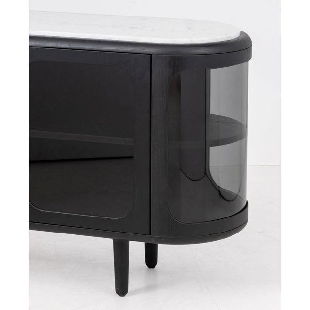 Matteo Zorzenoni "Settebello" Black Sideboard For Sale In New York - Image 6 of 10