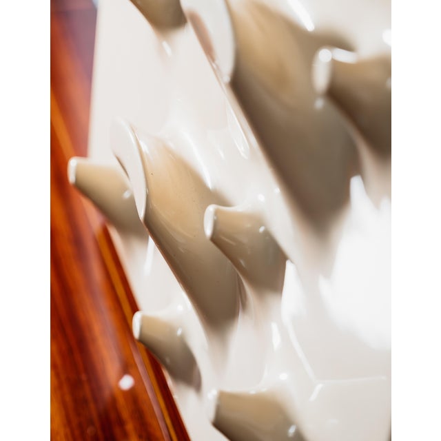 Slab Coat Rack attributed to De Pas, D'Urbino & Lomazzi for Longato, Italy, 1960s For Sale - Image 10 of 14