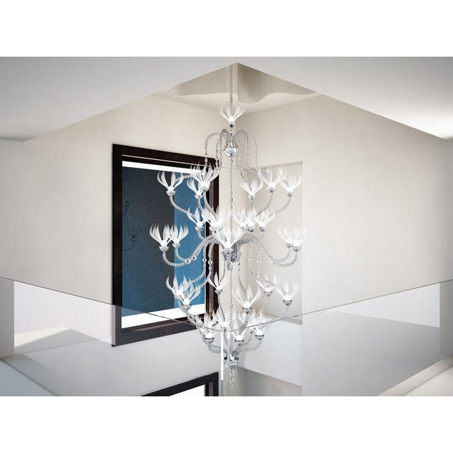 Murano Scenic Hanging Light by Vetrarti For Sale - Image 10 of 18