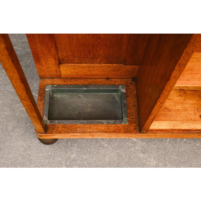 Early 20th Century Art Nouveau Wardrobe in Oak For Sale - Image 10 of 18