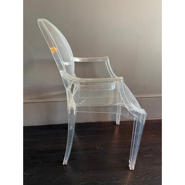Early 21st Century Set of 4 Lou Lou Ghost Chairs by Kartell For Sale - Image 5 of 7