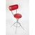 Mid-Century Modern Diner Bar Stool in Faux Leather For Sale - Image 3 of 7