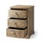 Rustic Rustic Modern Three-Drawer Nightstand For Sale - Image 3 of 10