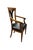 Set of 10 Biedermeier-Style Colombian Dining Chairs in Mahogany & Black Leather For Sale - Image 10 of 10
