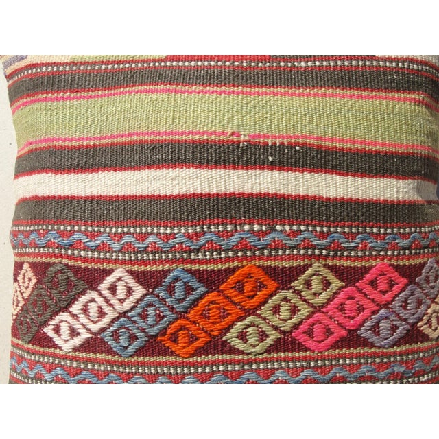 Kilim Rug Pillow Cover For Sale In New York - Image 6 of 8