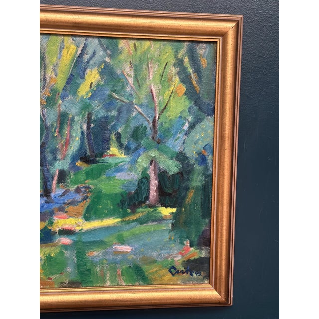 Gerhard Lundberg, Forest, 1943, Oil on Panel, Framed For Sale - Image 11 of 12