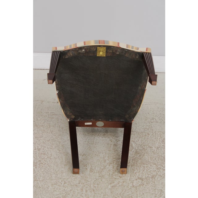 Set of 6 Baker Historic Charleston Mahogany Dining Chairs For Sale - Image 15 of 18