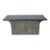 1980s Sally Sirkin Lewis Style Steel & Granite Console Table For Sale