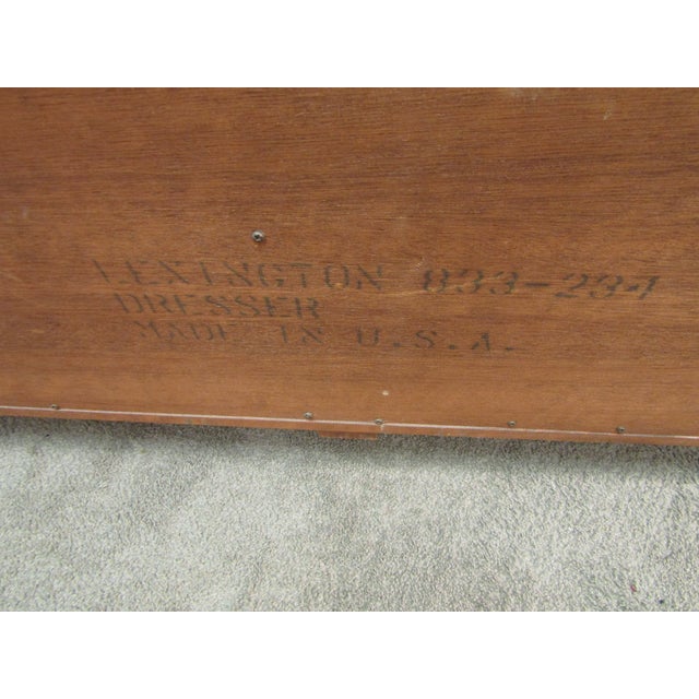 Lexington Bob Timberlake Solid Cherry Dresser With Mirror For Sale - Image 9 of 10