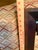 Late 19th Century Antique Mahogany Wood Beveled Wall Mirror Two Tone Folk Art Border Ca 1870 For Sale - Image 5 of 11
