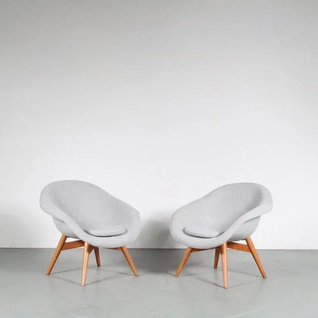 Set of Czech Lounge Chairs by Frantisek Jirak, 1950s For Sale - Image 3 of 13