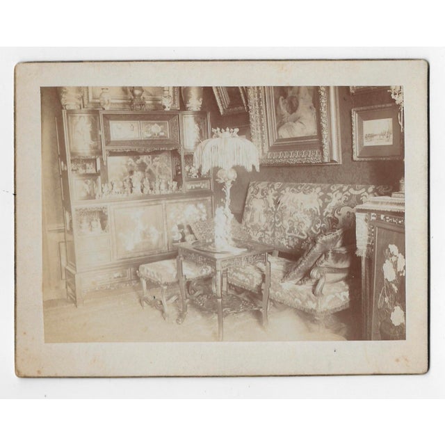 Late 19th Century Victorian Interior Photographs - Set of Six For Sale - Image 5 of 7