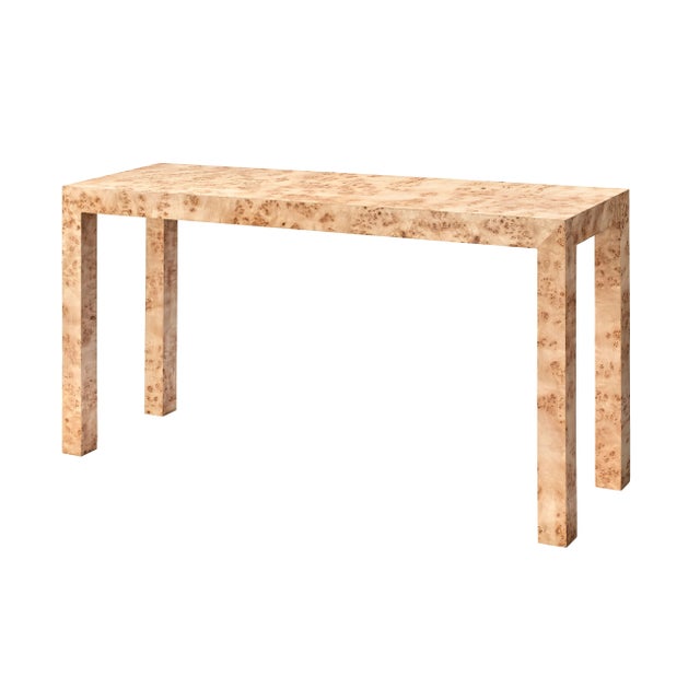 Jamie Young Archer Burl Wood Console, Natural For Sale In Los Angeles - Image 6 of 6