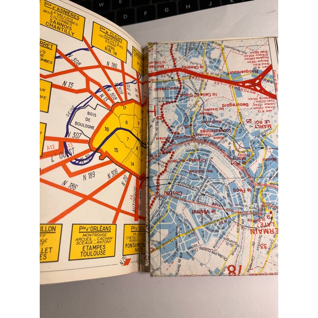 1962 Paris Street Maps Guide Book For Sale - Image 12 of 14